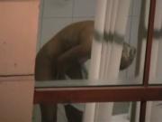65387cd782294 Window peeping on yummy naked ass in bathroom