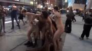 663577b95f266 New York Nude Fashion Week Streakers!