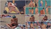 663974245e029 Two out of three friends enjoy topless on beach