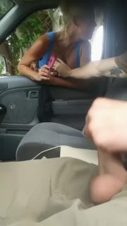 6656687533245 Jerking off while she gives directions