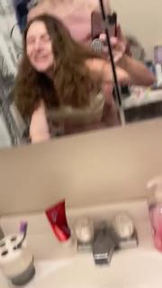 66566e32b90ac Her ass fucked in front of the mirror