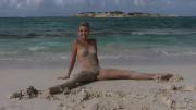 66624b4c24964 Two nudist women on all fours