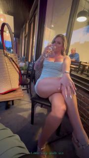 667223c7bc31f My wife without panties in a restaurant