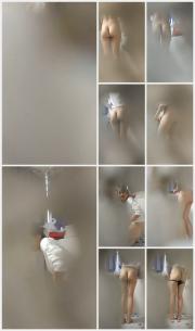 667b49db12bb3 Spying on girl with model qualities all naked in bathroom