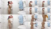 66a1855285eae Bearded voyeur spying on his sister in bathroom