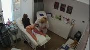 67008237bbc64 Hidden cam caught all of her hair removal treatment 24